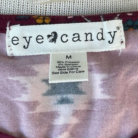 NWT Eye Candy Women’s blouse Sizes M and L - Picture 6 of 6